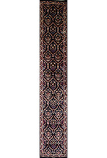 16 Ft Rug Runner Wayfair One Of A Kind Mashad Traditional Persian Hand Knotted Runner 2 11 X 16 6 Wool Black Area Rug