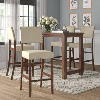 Darby Home Co Belvidere 5 Piece Counter Height Dining Set Wayfair