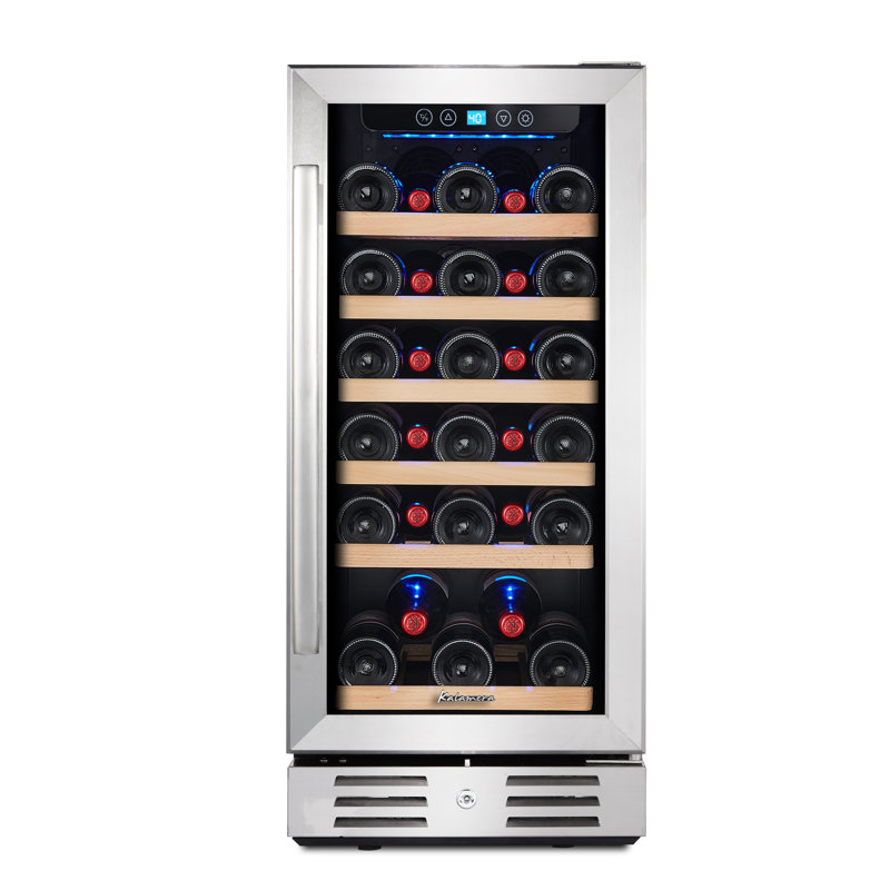 Kalamera 30 Bottle Single Zone Freestanding Built In Wine