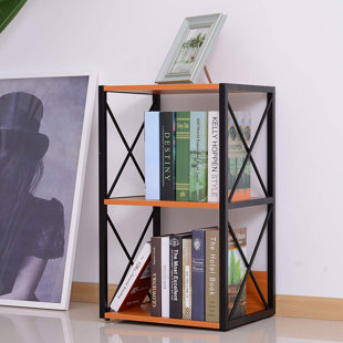 Kindel 3 Tier Wood X-Frame End Table by Ebern Designs Best Choices