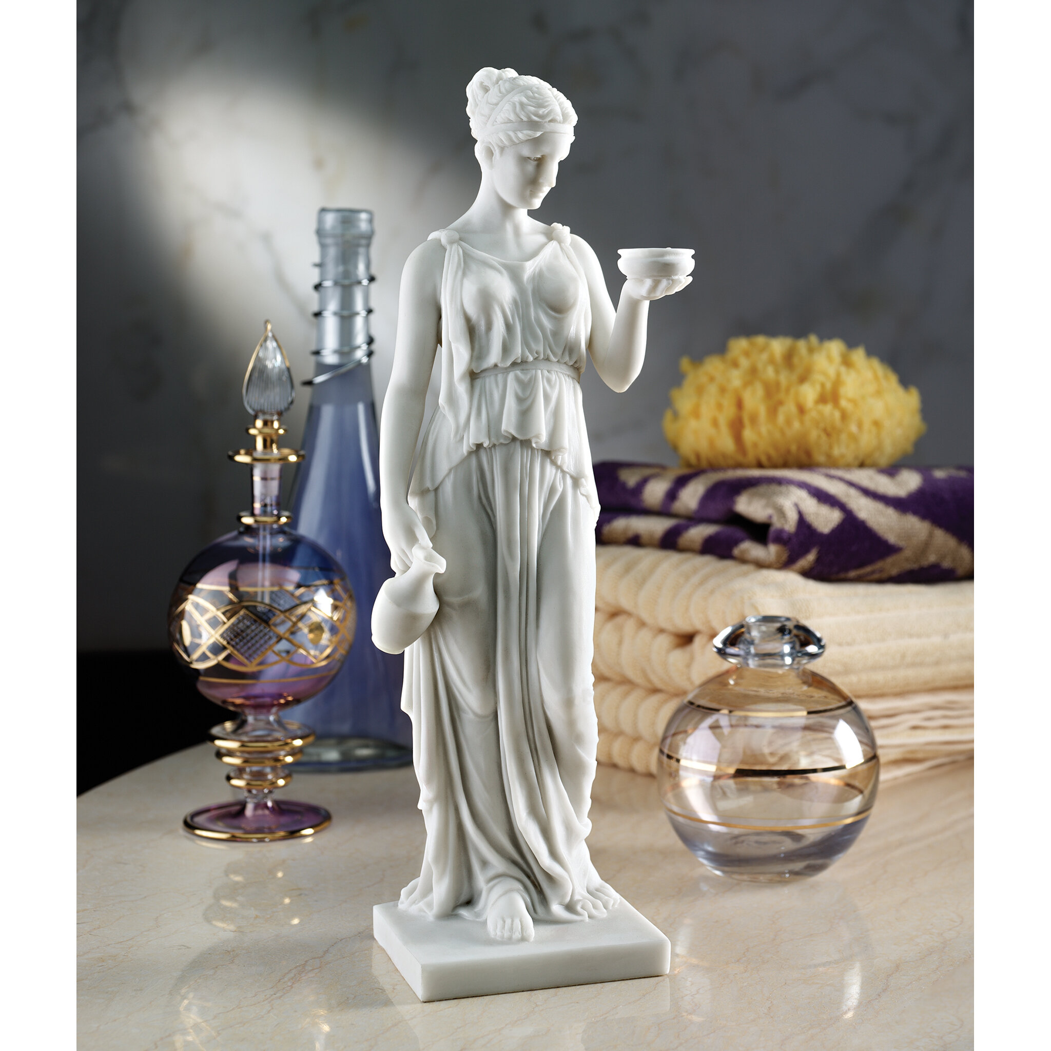 Design Toscano Hebe, the Goddess of Youth Figurine  Reviews | Wayfair