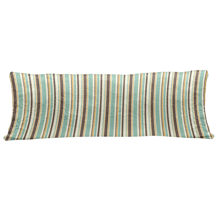 striped body pillow cover