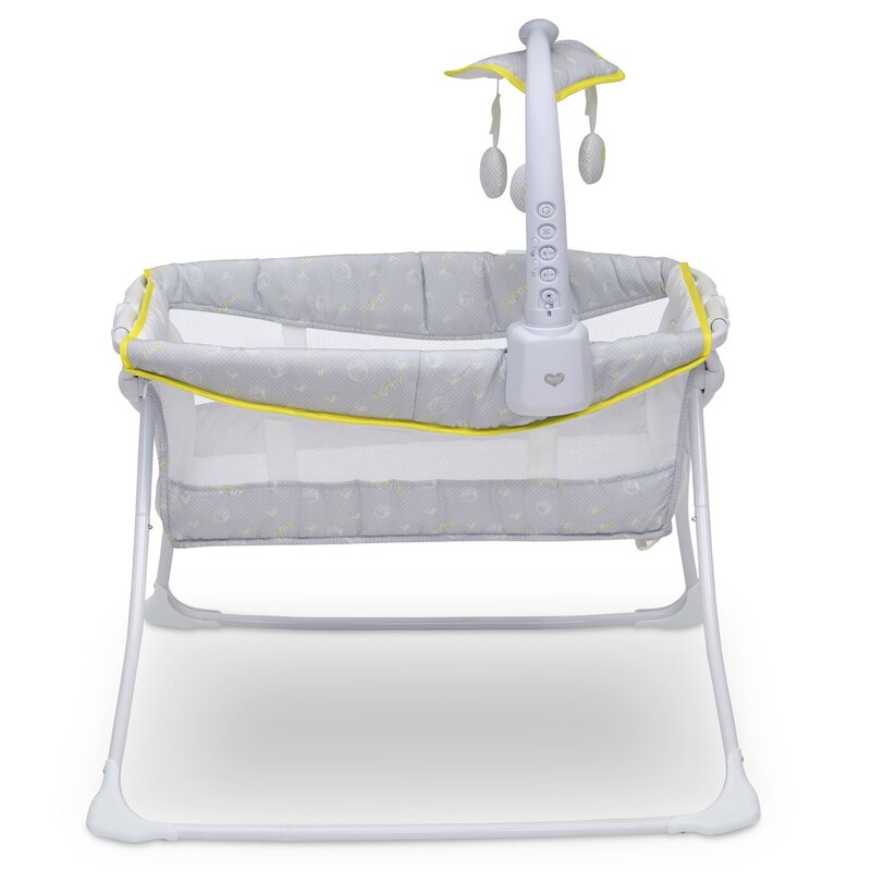 delta deluxe newborn activity and rocking sleeper