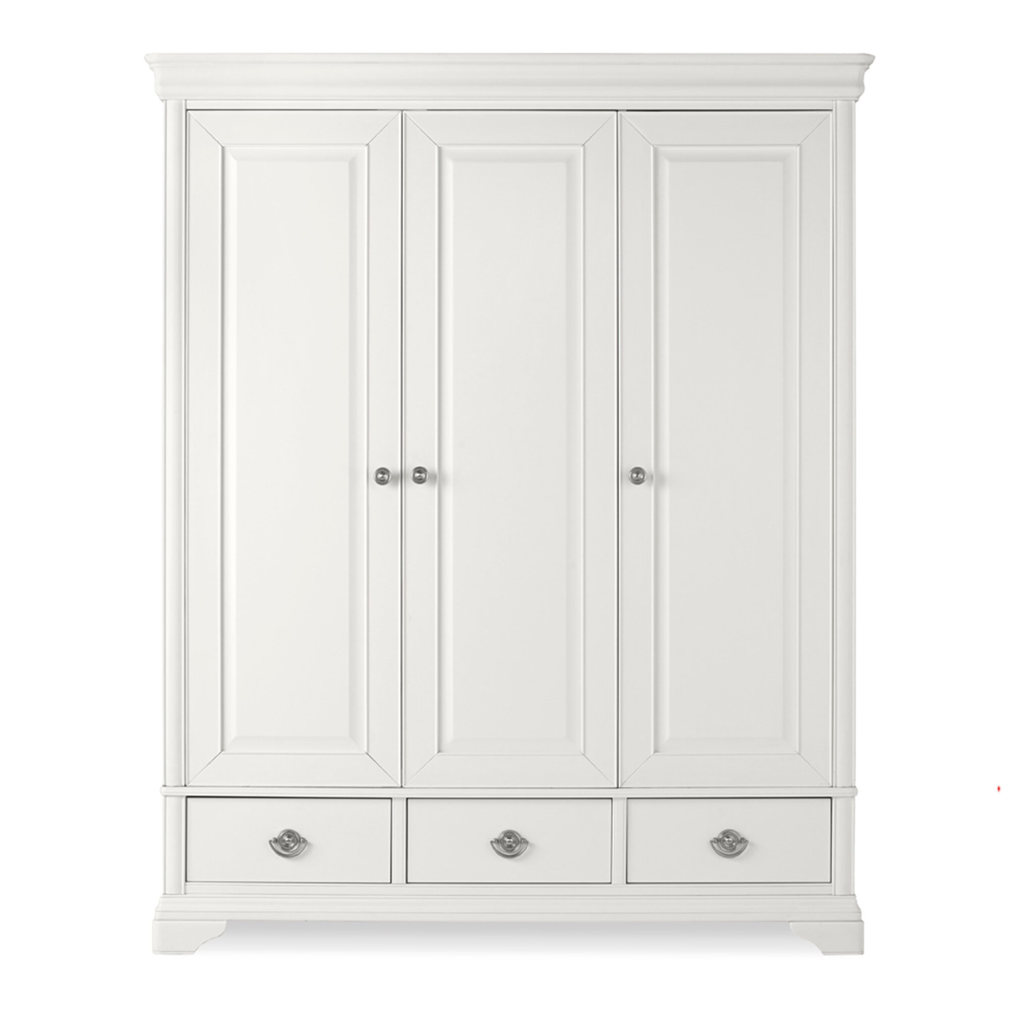 August Grove Eaucourt 3 Door Wardrobe Wayfair Co Uk