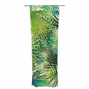 Jungle Animal Curtains Wayfair Victoria Krupp Animal Jungles Print Sheer Rod Pocket Curtain Panels Set Of 2