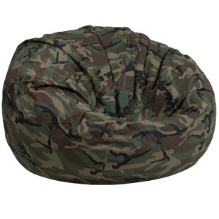 Camouflage Lightweight Kids Bean Bag Chair by Zoomie Kids Amazing