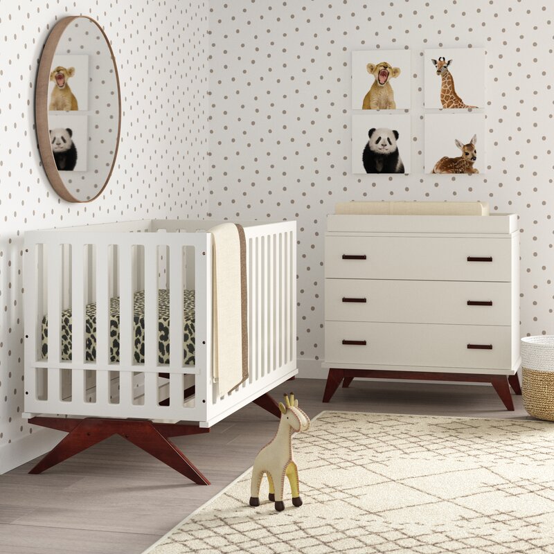 3 in 1 crib set