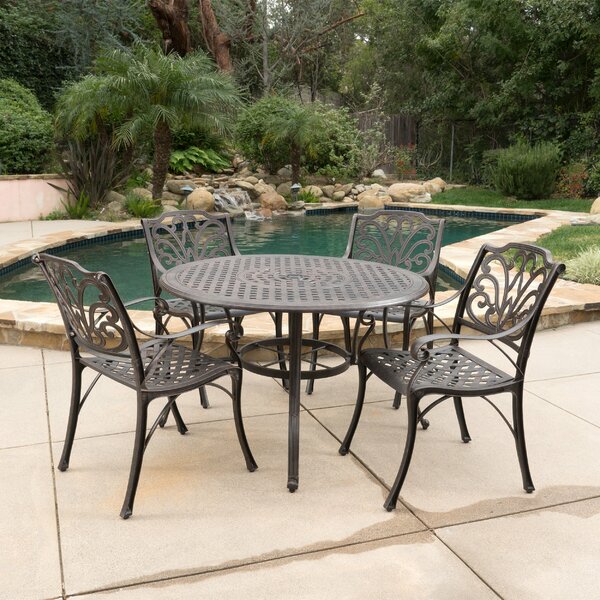 Noble House Outdoor Dining Set Wayfair