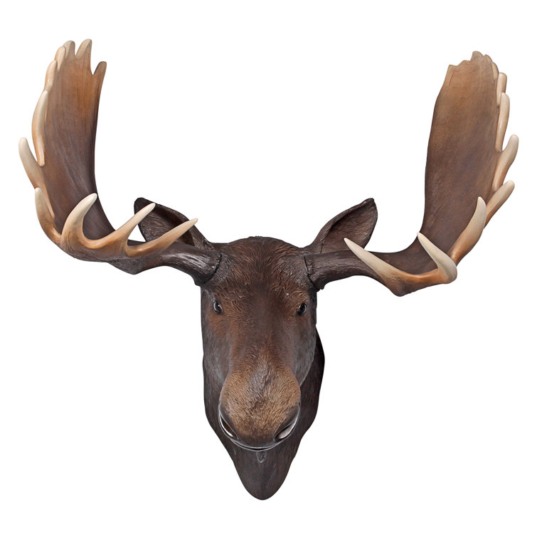Home Décor Home & Garden North American Moose Head Wall Mount Resin