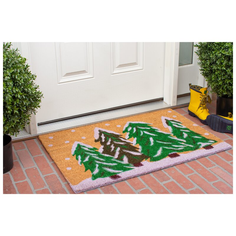 Winter Wonderland Non Slip Outdoor Door Mat Reviews Joss Main