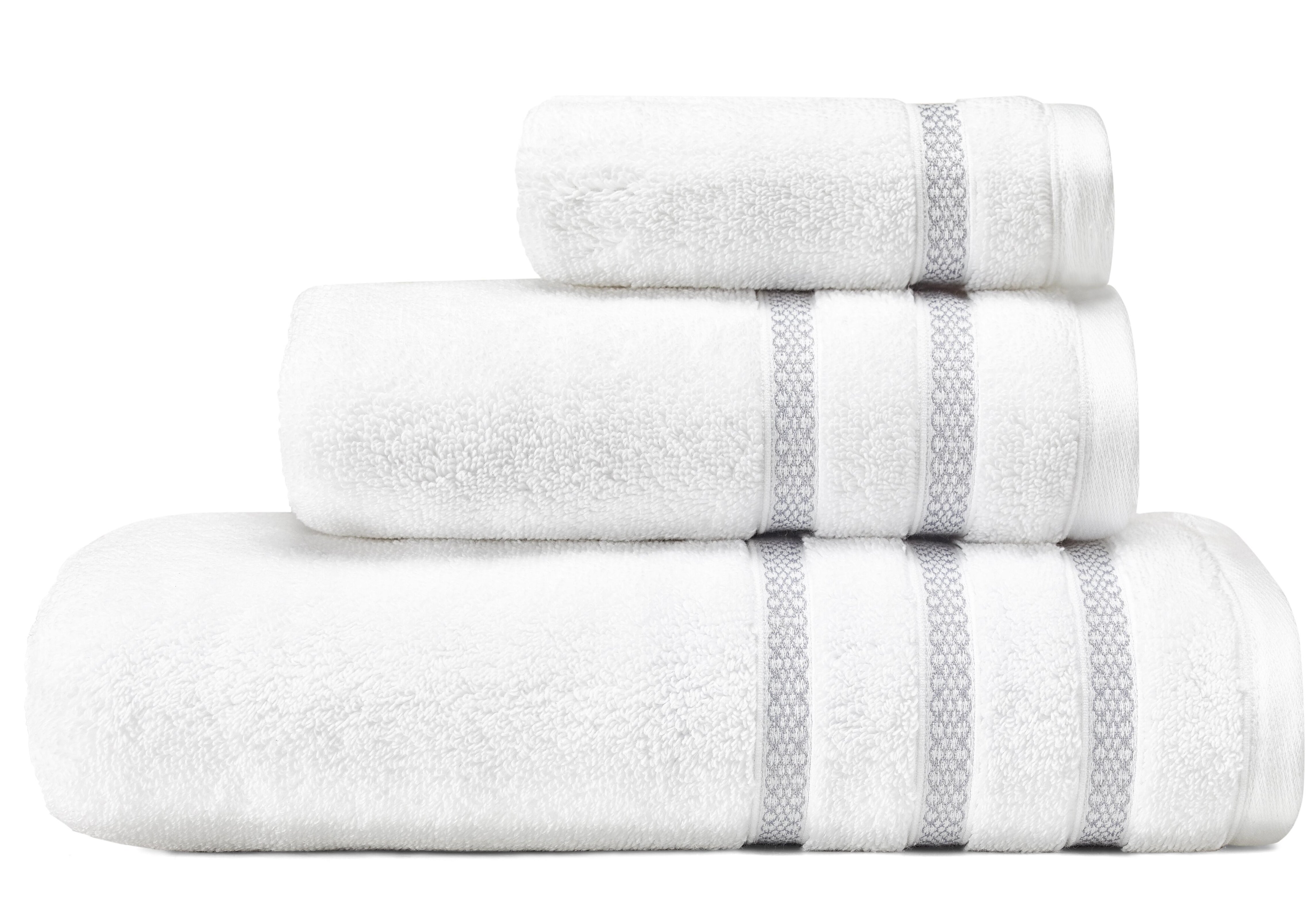 3PCS Super Absorbent Face Towel Set Cloth Soft Hand Towel 100%Cotton Bathroom 