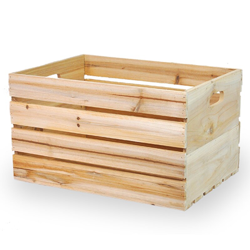 Breakwater Bay Solid Wood Crate & Reviews | Wayfair