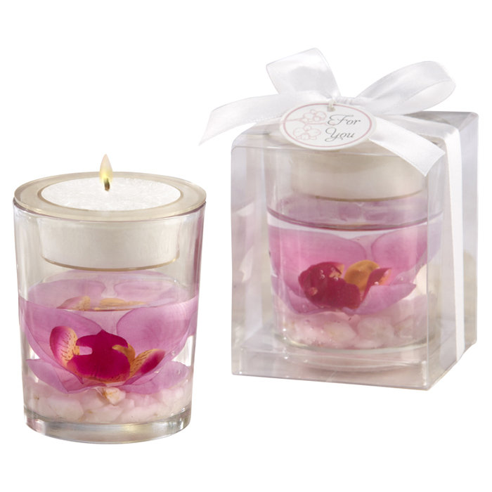 Le Prise 2 95 Glass Tabletop Tealight Holder With Candle Included Reviews Wayfair