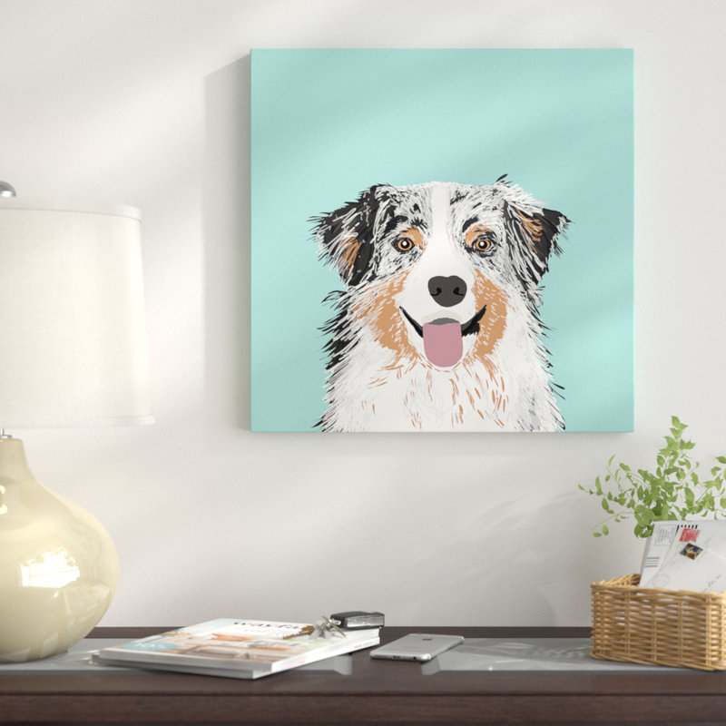 australian shepherd wall art