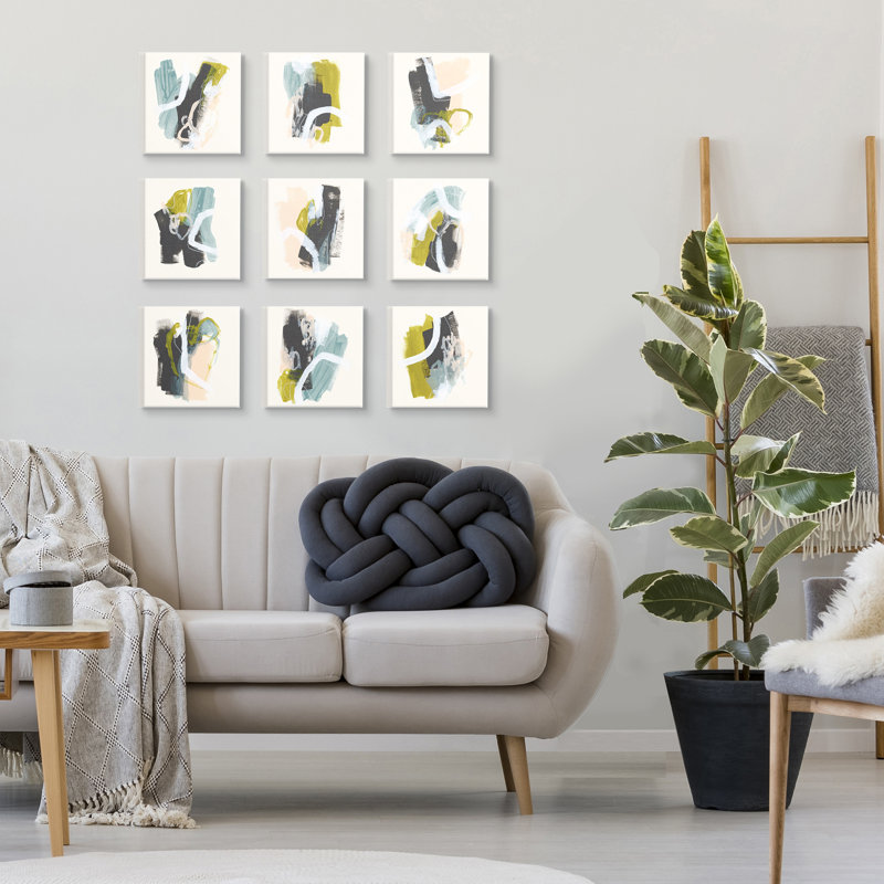 Stupell Industries Holding Hands Abstract Paint Designs By June