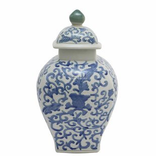 Turquoise Ceramic Urn Wayfair