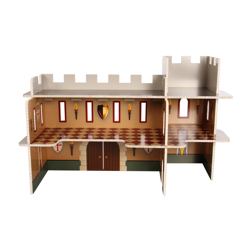wooden castle dollhouse