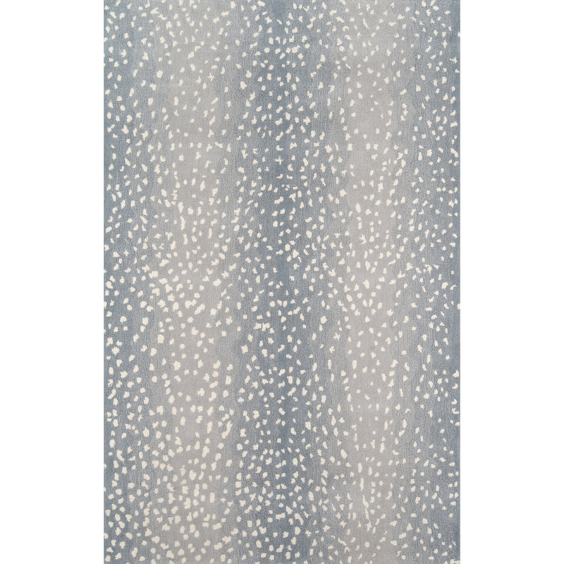 Erin Gates By Momeni Woodland Animal Print Handmade Tufted Wool Blue Beige Area Rug Reviews Wayfair