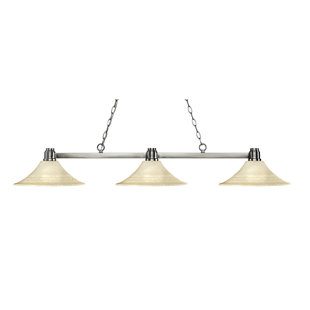 Go to store & view more images Red Barrel Studio Centeno 3-Light Billiard Light