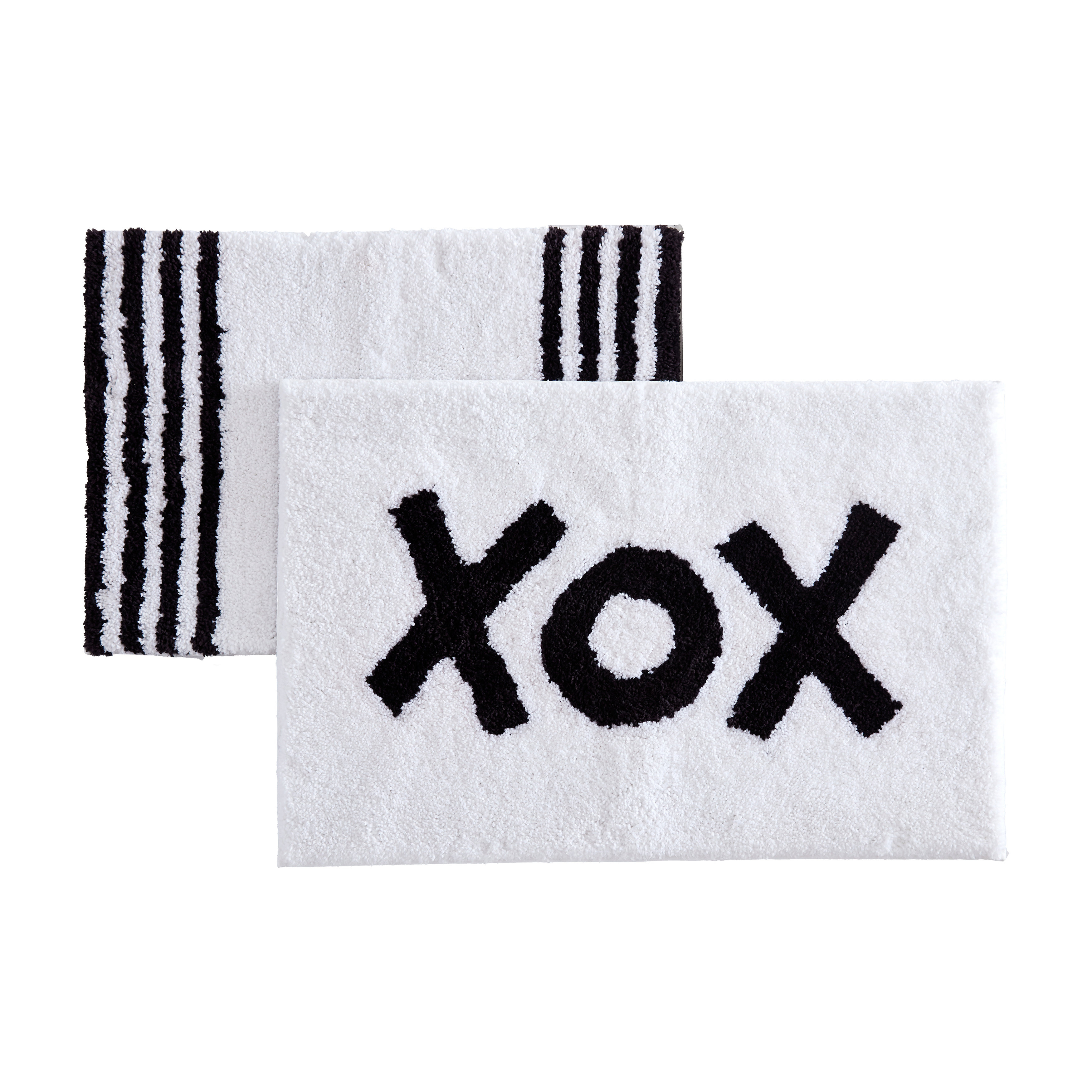 Betsey Johnson Bold Stripe Xox 2 Piece Bath Rug Set Wayfair