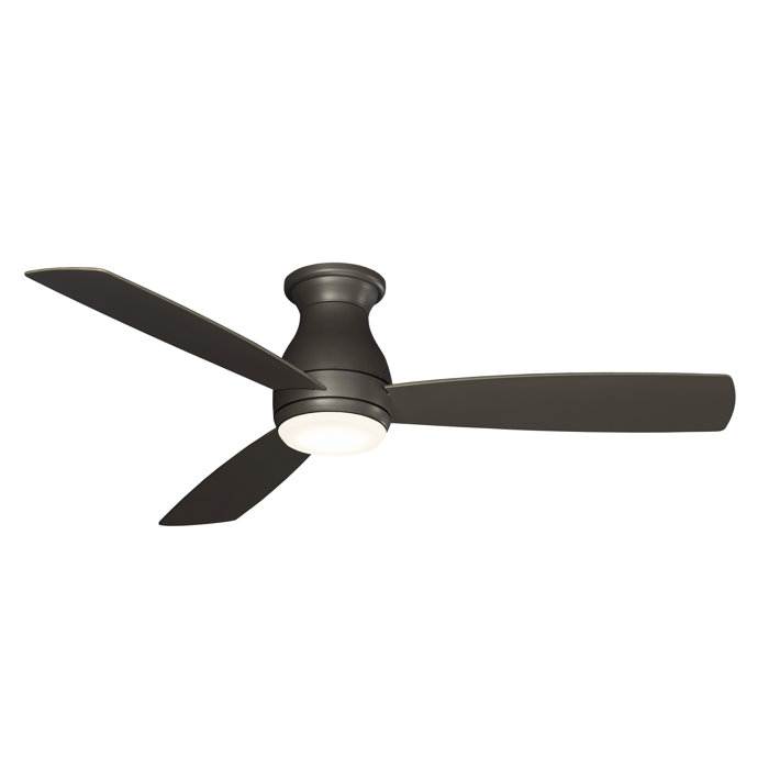 Fanimation 52 Hugh Hugger 3 Blade Led Ceiling Fan Light Kit