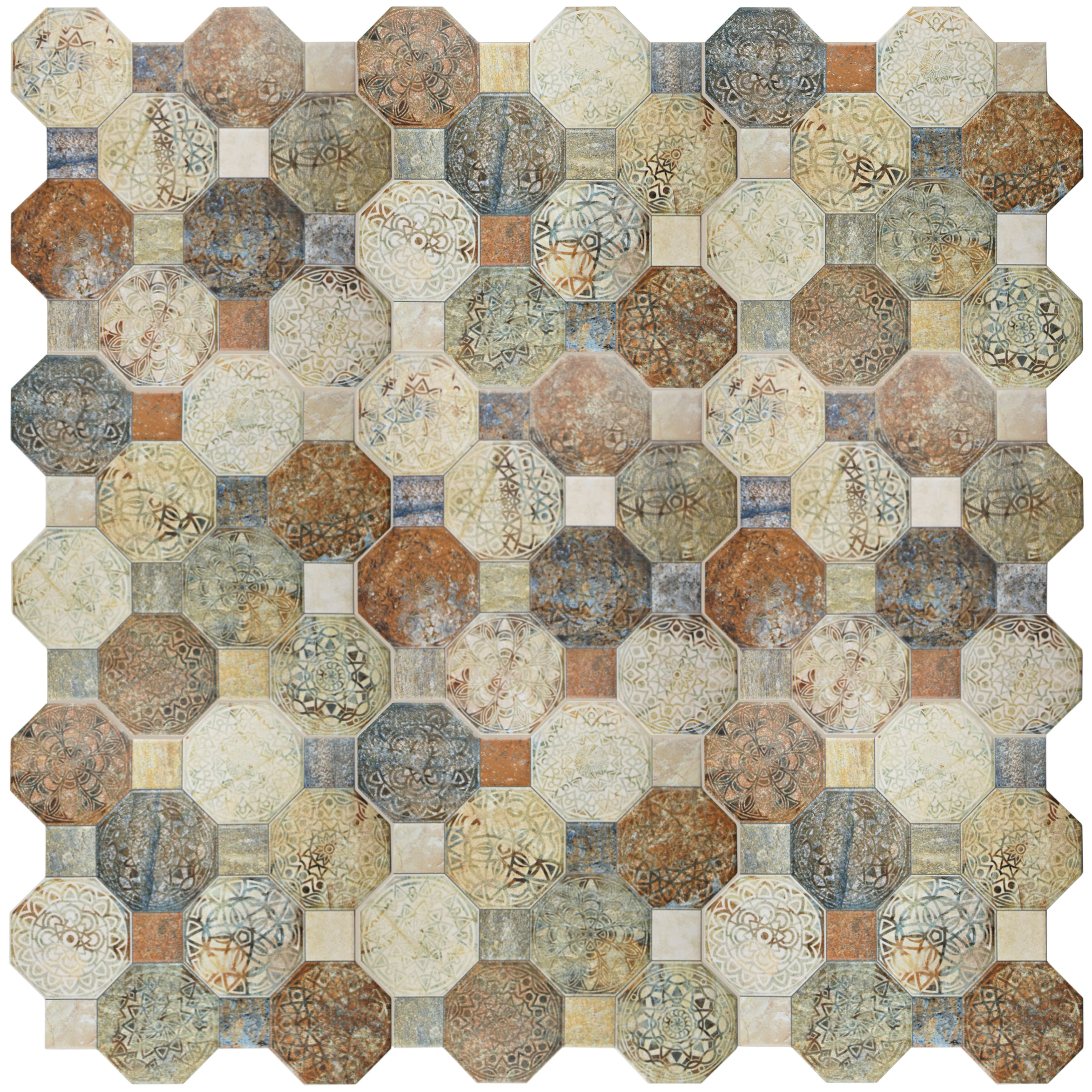 Elitetile Sileco 17 75 X Ceramic Tile In Beige Brown Green Elitetile Sileco 17 75 X Ceramic Tile In Beige Brown Green Reviews Wayfair