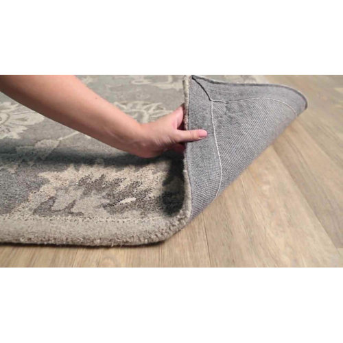 Charlton Home® Sneyd Park Floral Handmade Tufted Wool Area Rug in ...