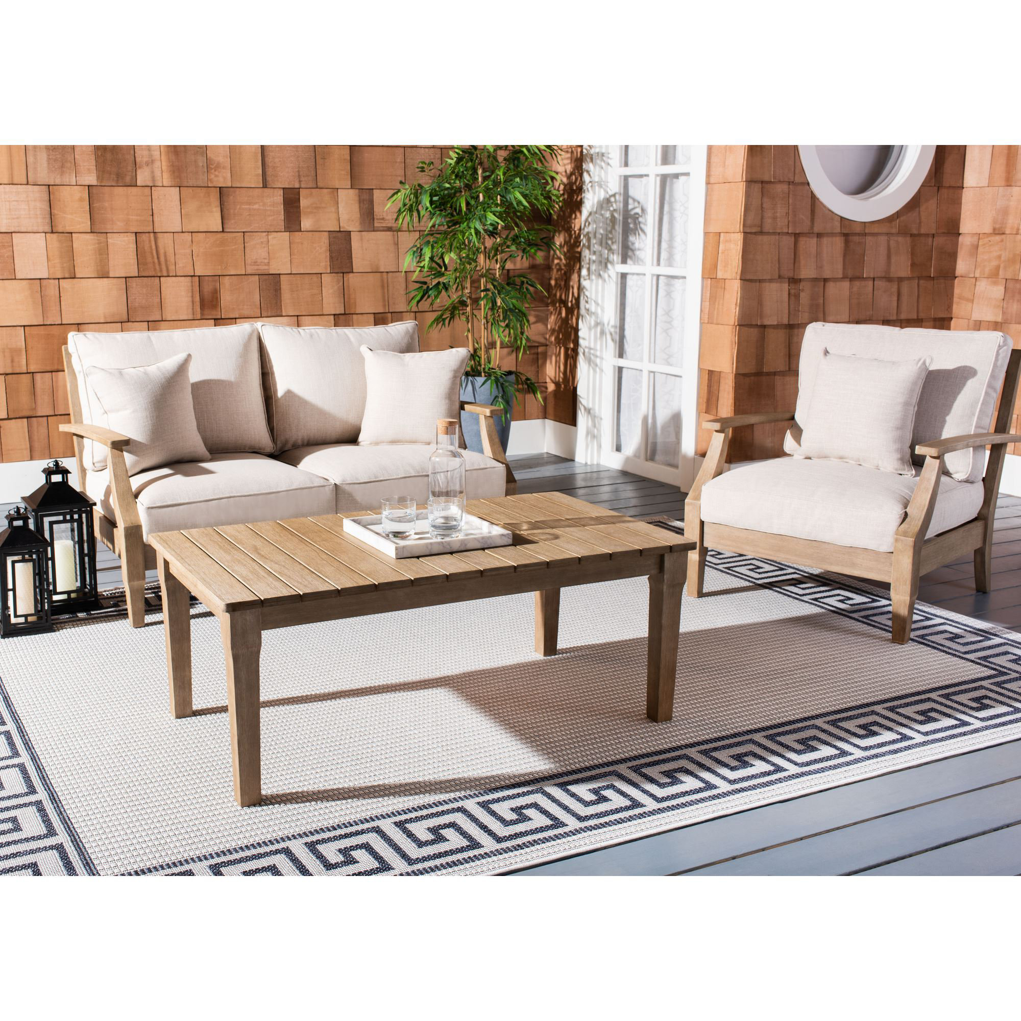 Highland Dunes Ducan Wooden Coffee Table Reviews Wayfair