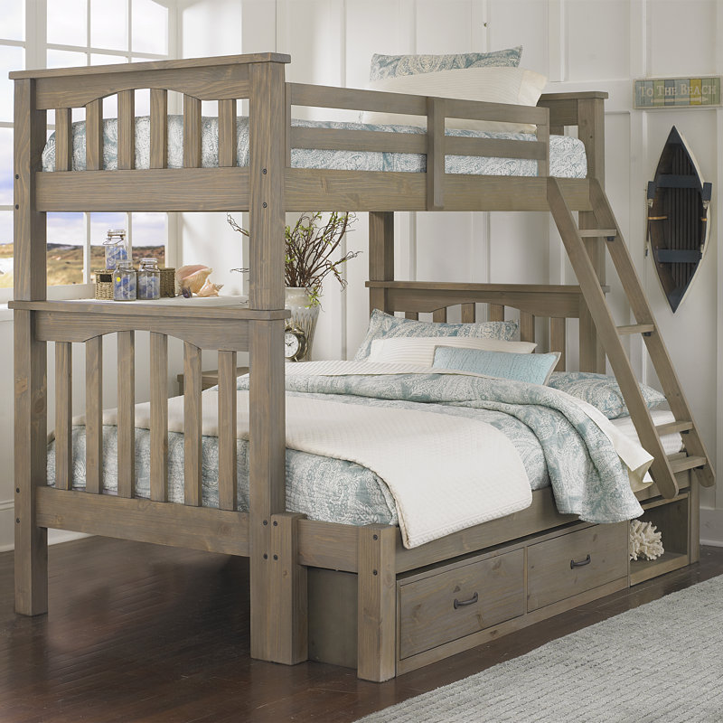 Stella Storage Twin Over Full Bunk Bed Reviews Joss Main