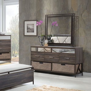 Welker 5 Drawer Dresser with Mirror by Brayden Studio