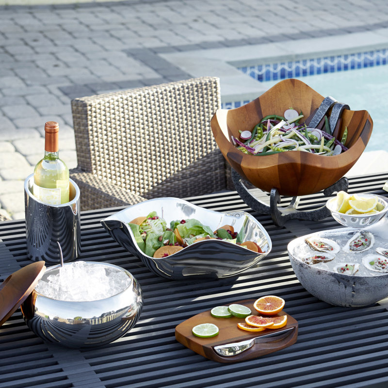 nambe scoop ice bucket