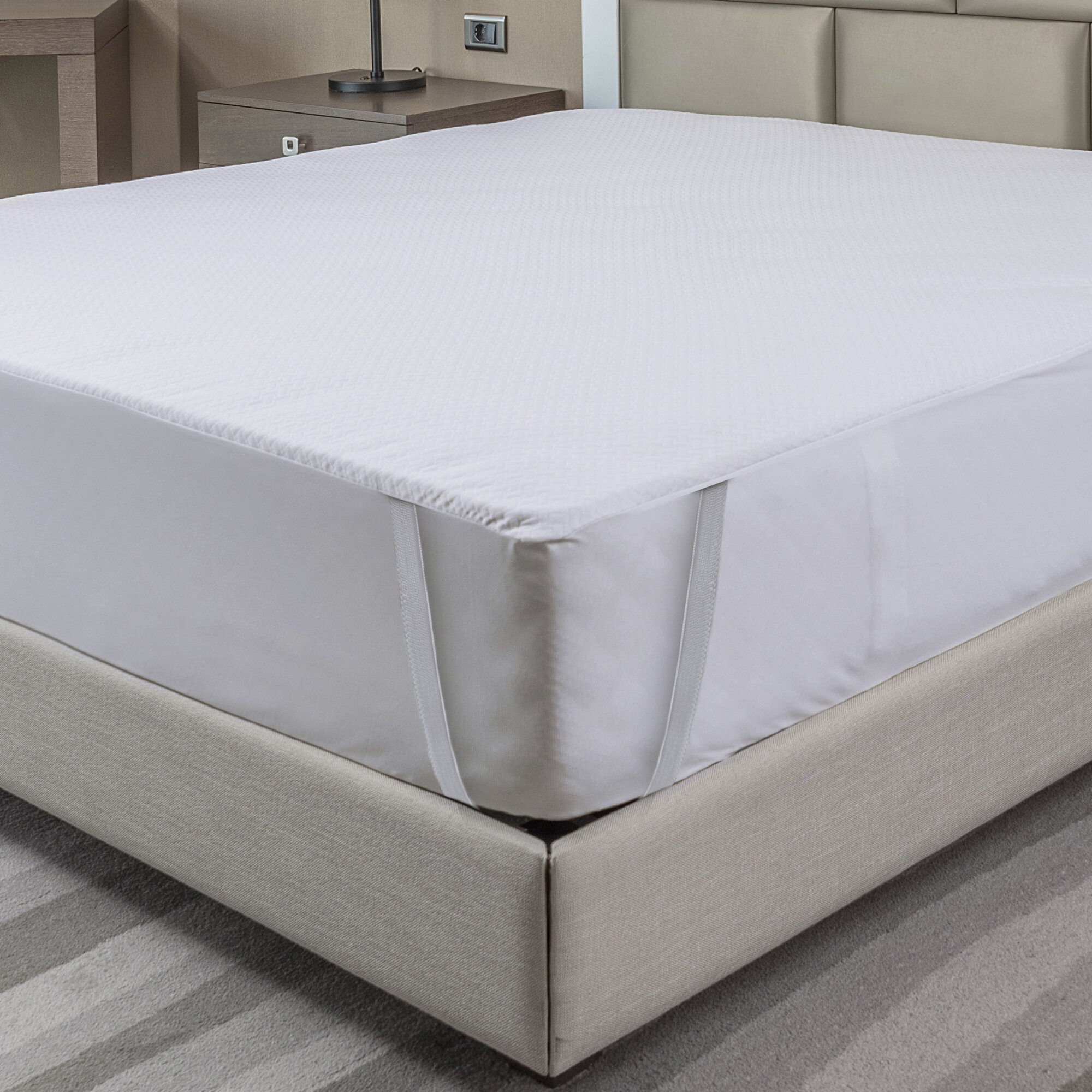 Premium Twin XL Mattress Protector Waterproof Fitted Sheet Bed Cover Breathable