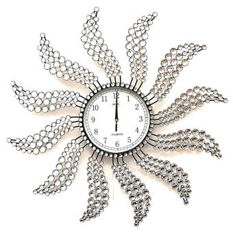 Meida Oversized Handmade Crystal Decorative Wall Clock Reviews