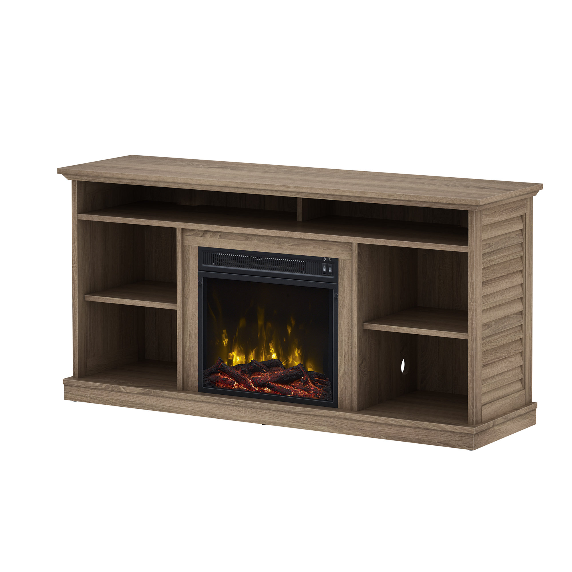 Alcott Hill Phelps 545 Tv Stand With Optional Fireplace & Alcott Hill Phelps 545 Tv Stand With Optional Fireplace &