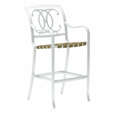 Palladian 285 Patio Bar Stool Tropitone Seat Color Moab Frame Finish Snow