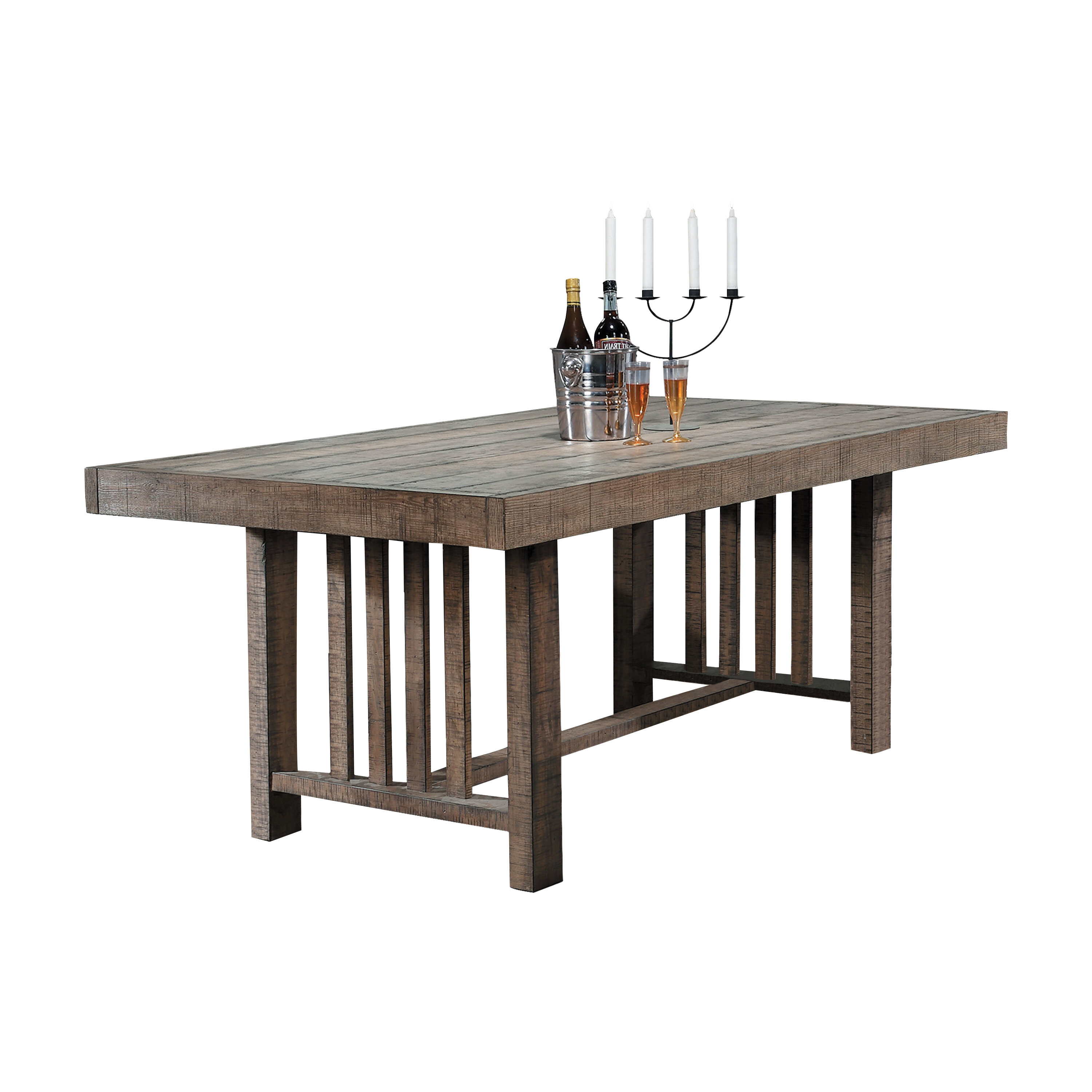 Union Rustic Huang Solid Wood Dining Table Reviews Wayfair