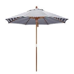 Modern Grey Stripe Patio Umbrellas Allmodern