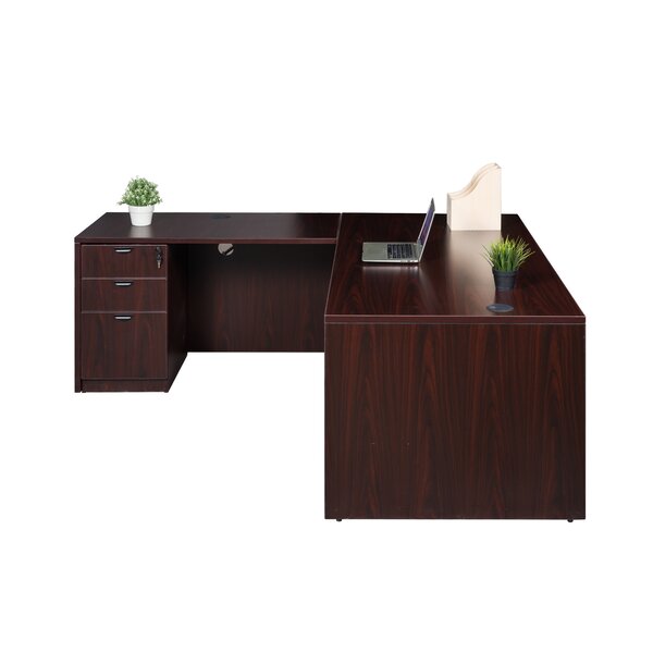 Red Barrel Studio® Fabiano Desk and Filing Cabinet Set & Reviews