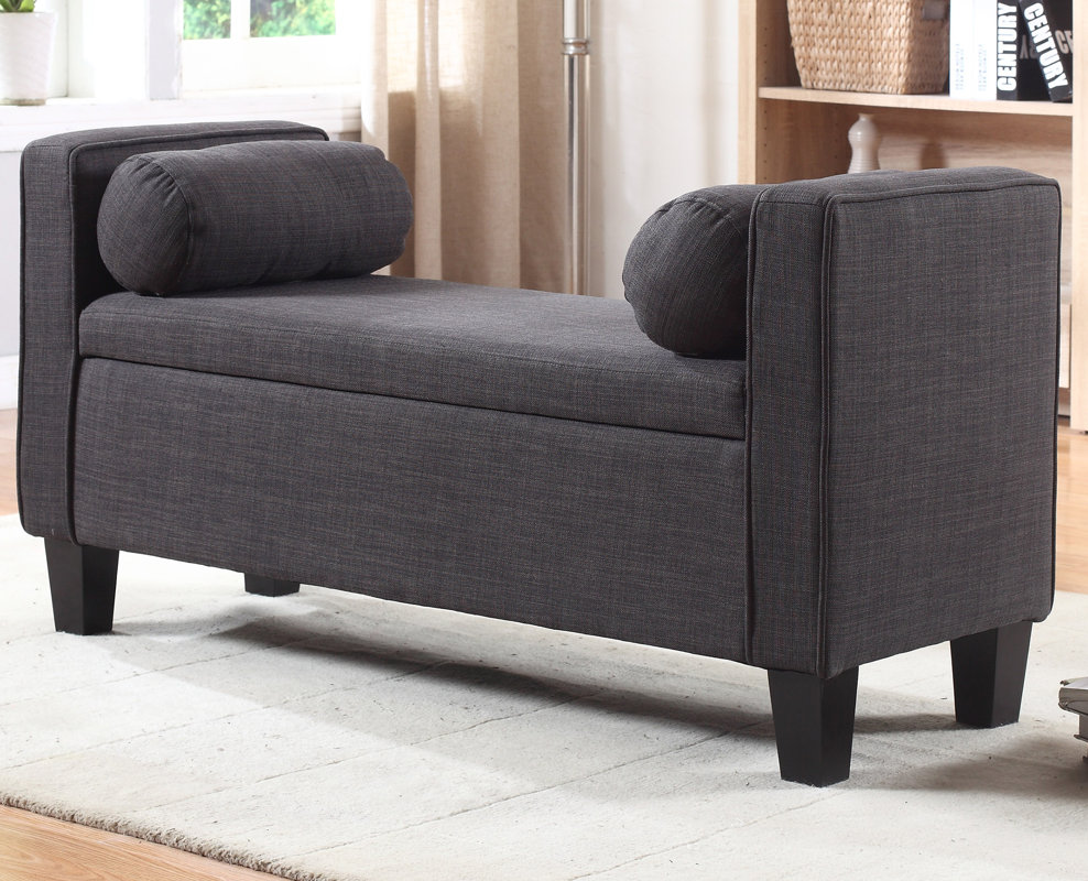 Storage Benches You'll Love Wayfair - Royce Upholstered Storage Bedroom Bench storage benches you'll love wayfair - royce upholstered storage bedroom bench