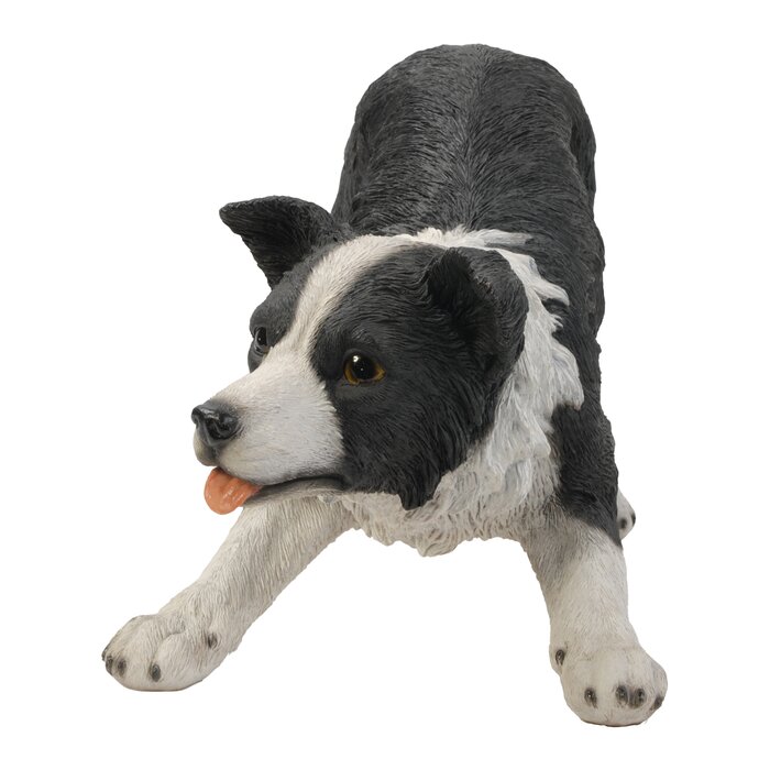 Hi-Line Gift Ltd. Border Collie Garden Statue | Wayfair