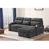 Abdul-Rahman 94 Reversible Sleeper Sofa & Chaise by Latitude Run®