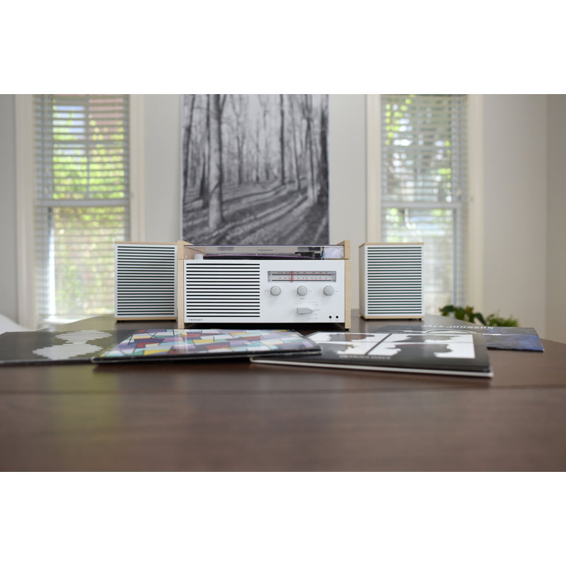 crosley switch ii record player with speakers