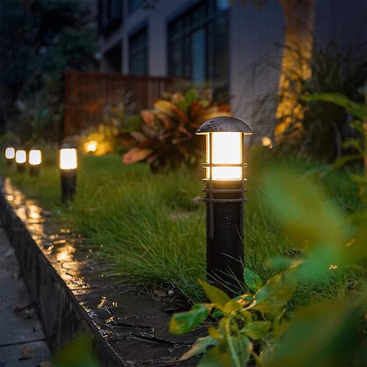 New Modern 10W Low Voltage LED Bollard Landscape Light Garden Pathway Lighting