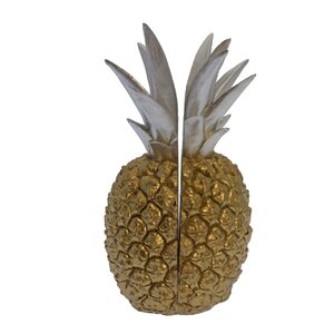 Pineapple Split Bookends (Set of 2)