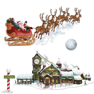 Outdoor Santa Sleigh Wayfair