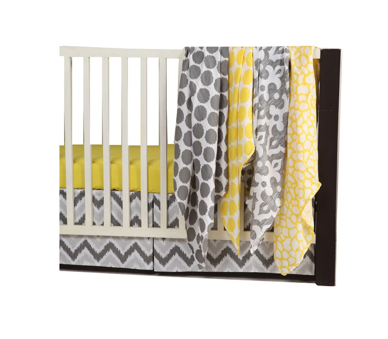 Harriet Bee Chaliah Giraffe 6 Piece Crib Bedding Set Wayfair