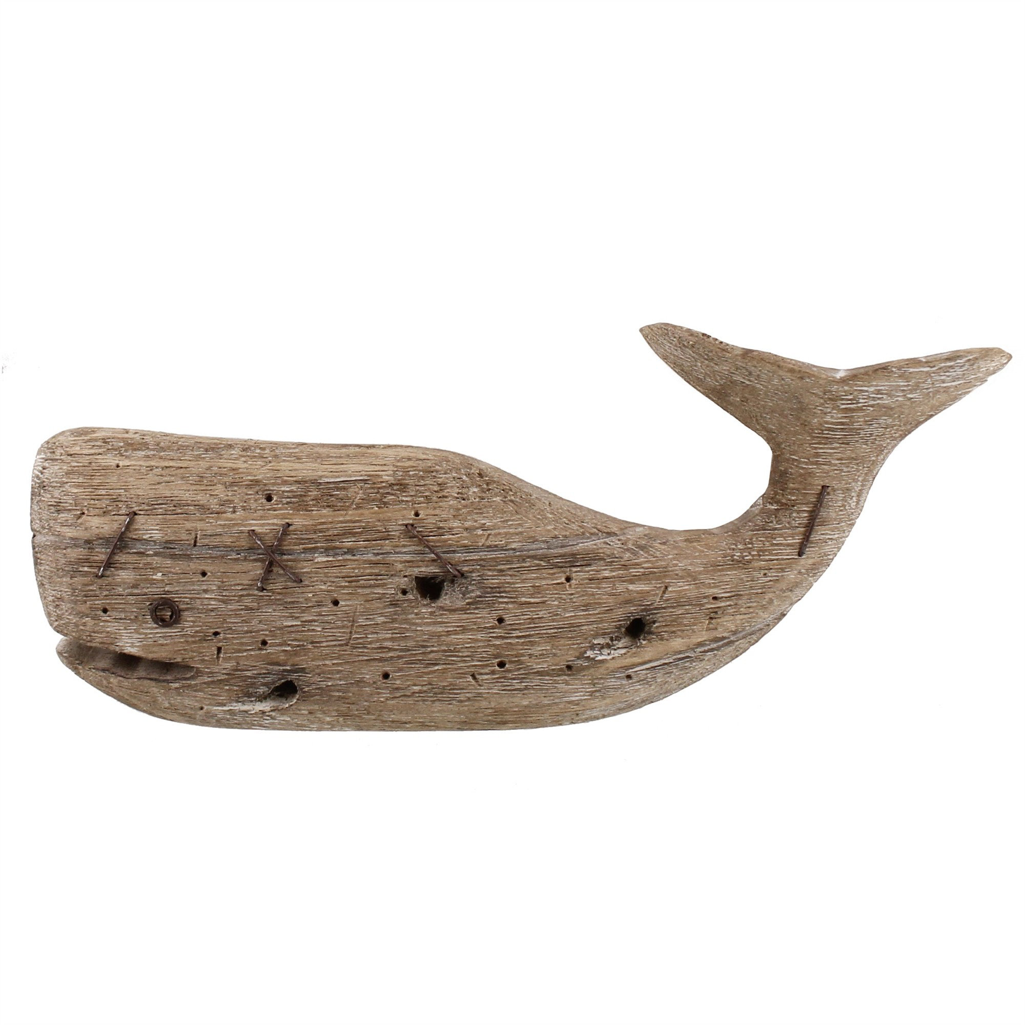 Sand Stable Amy Wooden Whale Decor Figurine Wayfair