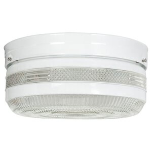 2-Light Flush Mount