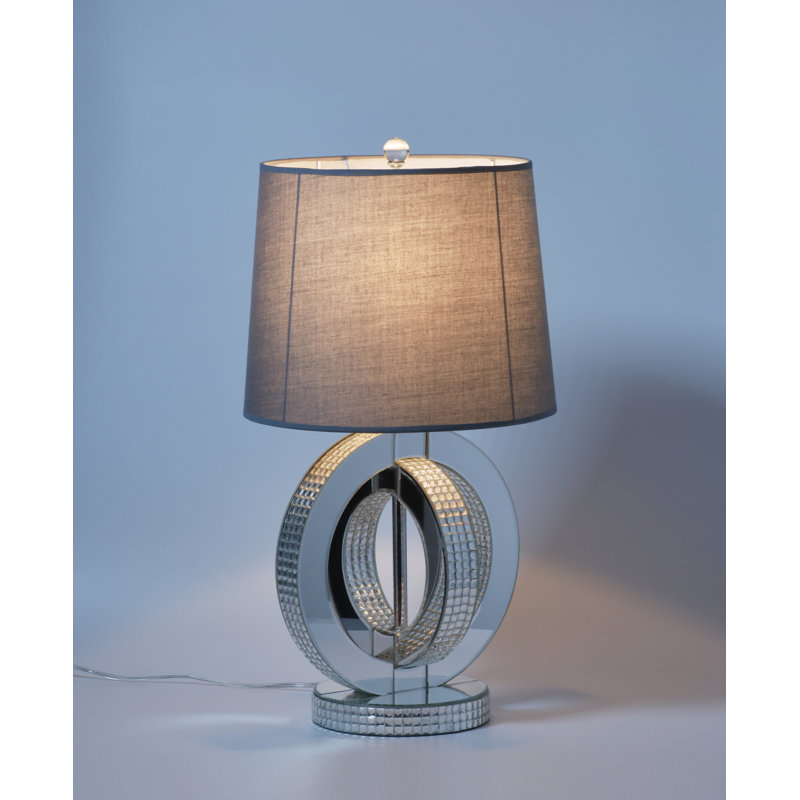 wayfair silver table lamps