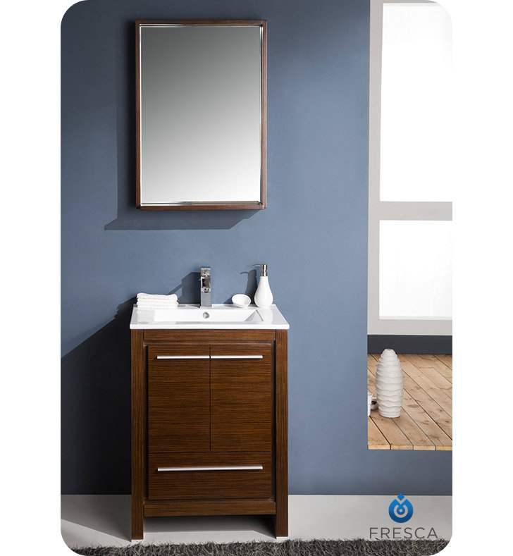24 Mirrored Bathroom Vanity fresca allier 24" single bathroom vanity set with mirror & reviews 24 Mirrored Bathroom Vanity fresca allier 24" single bathroom vanity set with mirror & reviews